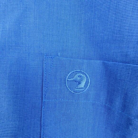 Duck Head XL 17-17 1/2 Blue Button-Down Dress Shirt - Picture 3 of 5